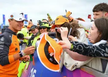 Lando Norris, rajongókkal