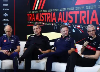 Franz Tost, Guenther Steiner, Christian Horner, Alessandro Alunni Bravi