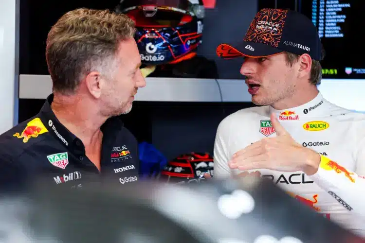 Christian Horner, Max Verstappen, Red Bull Racing