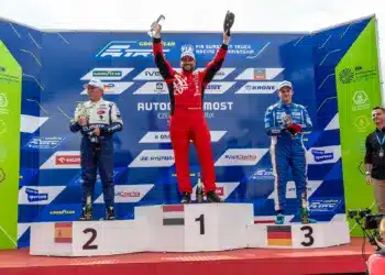 Kiss Norbert, Antonio Albacete, Sascha Lenz, autodrom most