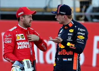 Sebastian Vettel, Max Verstappen, red bull