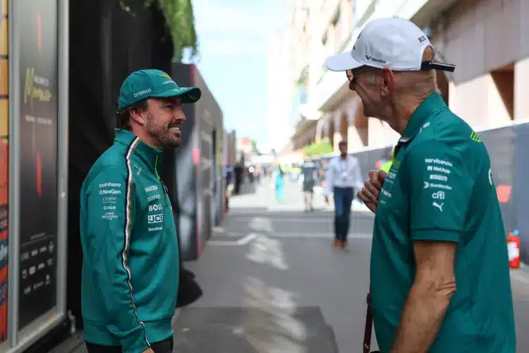 Fernando Alonso, Adrian Newey