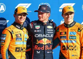 Max Verstappen, Lando Norris, Oscar Piastri
