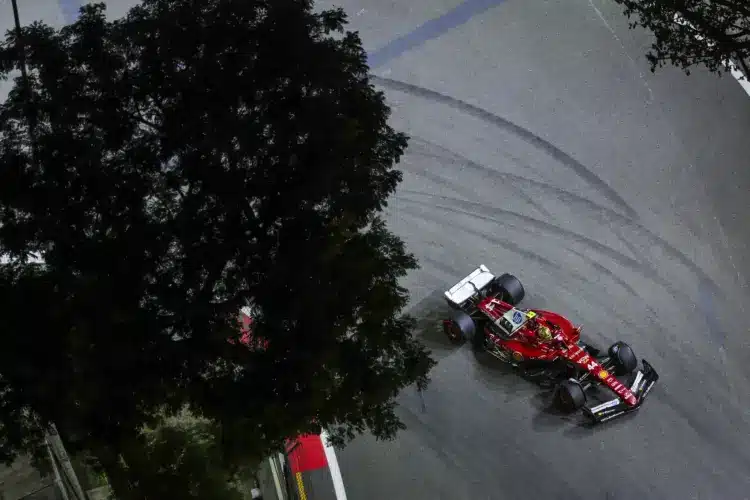 Lewis Hamilton, 2025 Szingapúr, Ferrari