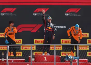 Lando Norris, Max Verstappen, Oscar Piastri