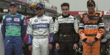 Kimi Räikkönen, Juan Pablo Montoya, Fernando Alonso, Enrique Bernoldi