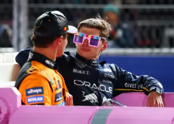 Lando Norris és Max Verstappen, Las Vegas 2025