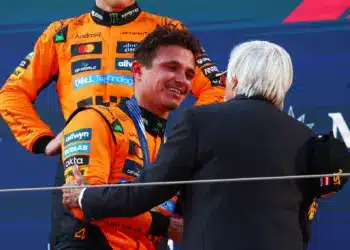 Lando Norris, Bernie Ecclestone