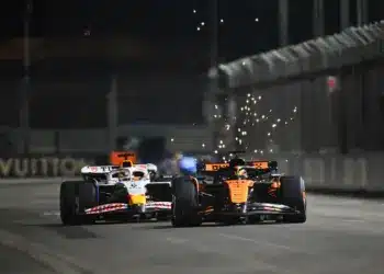 Isack Hadjar és Lanco Norris – F1 2205 Szingapúr