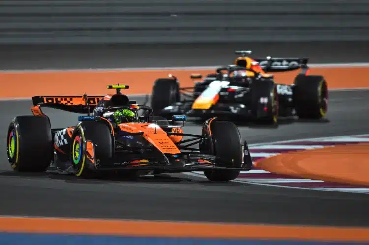 Lando Norris és Max Verstappen, F1 2025 Katar