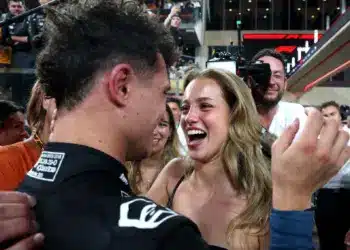 Lando Norris és barátnője, Margarida Corceiro
