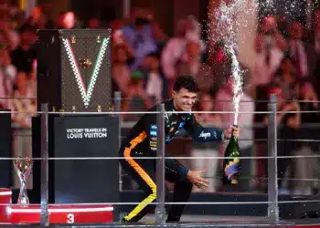 McLaren - Lando Norris ünneplés, F1 2025 Abu Dhabi