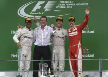 Lewis Hamilton, Nico Rosberg, Sebastian Vettel
