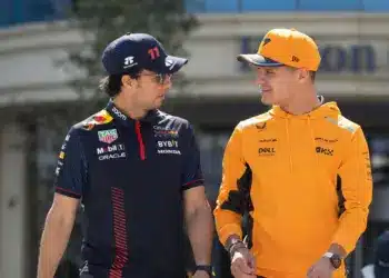 Sergio Perez, Lando Norris