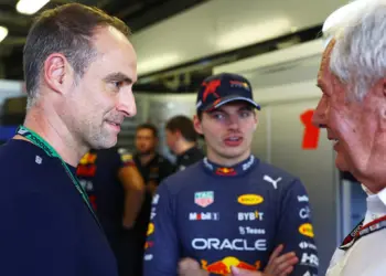 Helmut Marko, Oliver Mintzlaff, Max Verstappen, red bull