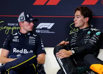 George Russell, Max Verstappen
