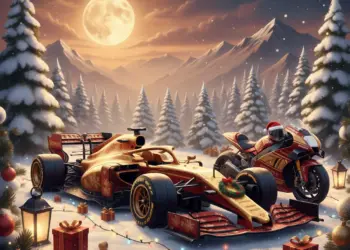 Karácsonyi motorsport kép