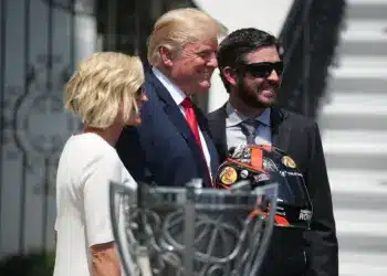 Donald Trump, Martin Truex Jr., Sherry Pollex, Indycar