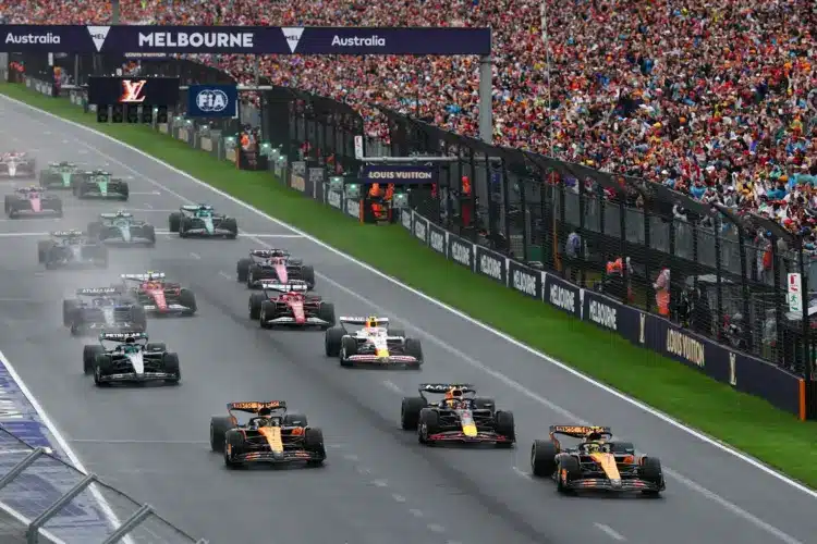 F1 2025 Ausztrál Nagydíj rajt