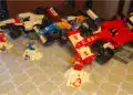 LEGO McLaren Ayrton Senna, Williams Nigel Mansell, Ferrari Michael Schumacher