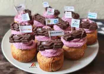 F1 KitKat muffin