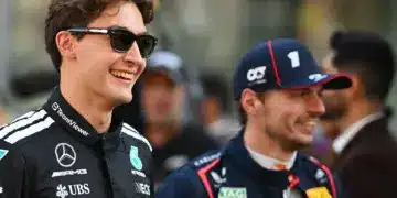 George Russell, Max Verstappen