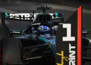 George Russell sprint pole, Kína