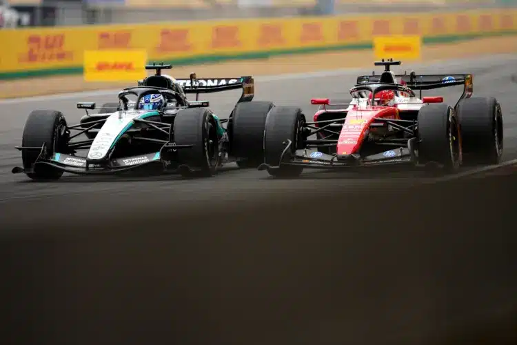 George Russell, Charles Leclerc, Mercedes, FIA