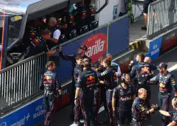 Red Bull Racing pitwall, 2025 Monza