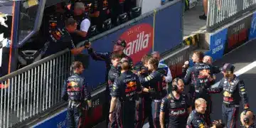 Red Bull Racing pitwall, 2025 Monza
