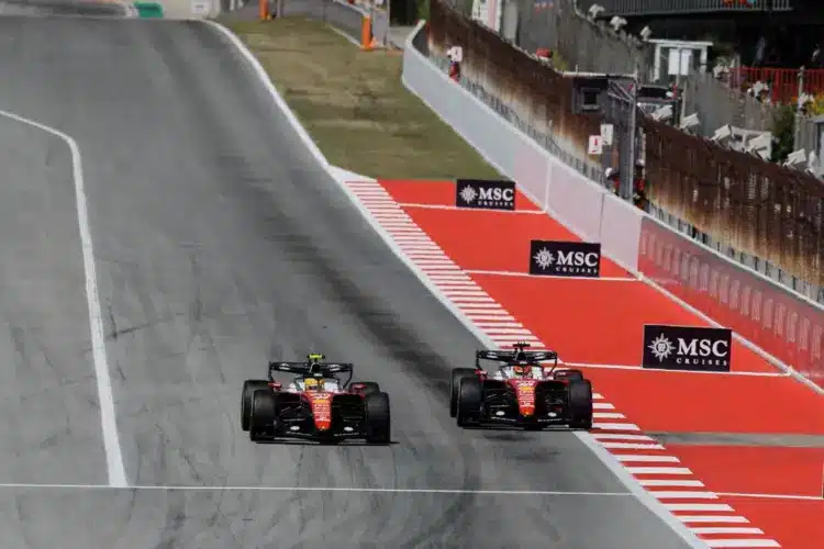 Lewis Hamilton, Charles Leclerc, Ferrari