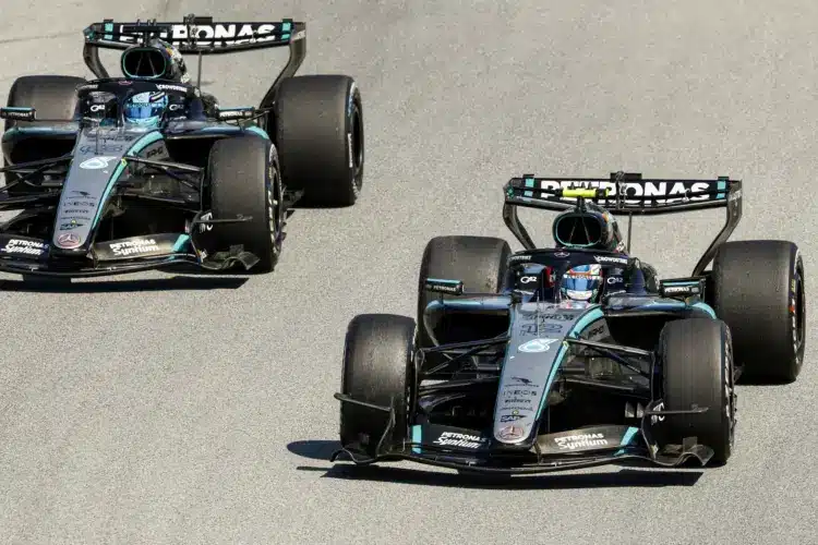 Andrea Kimi Antonelli, George Russell, mercedes, wolff